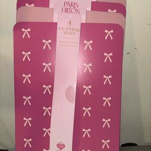 Paris Hilton Pink Bow Cutting Mats